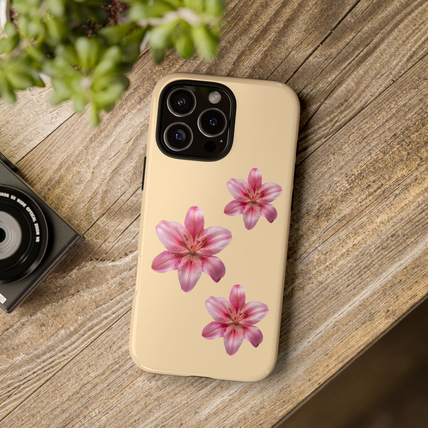 Floral Impact Phone Case — Shockproof Protective Cover