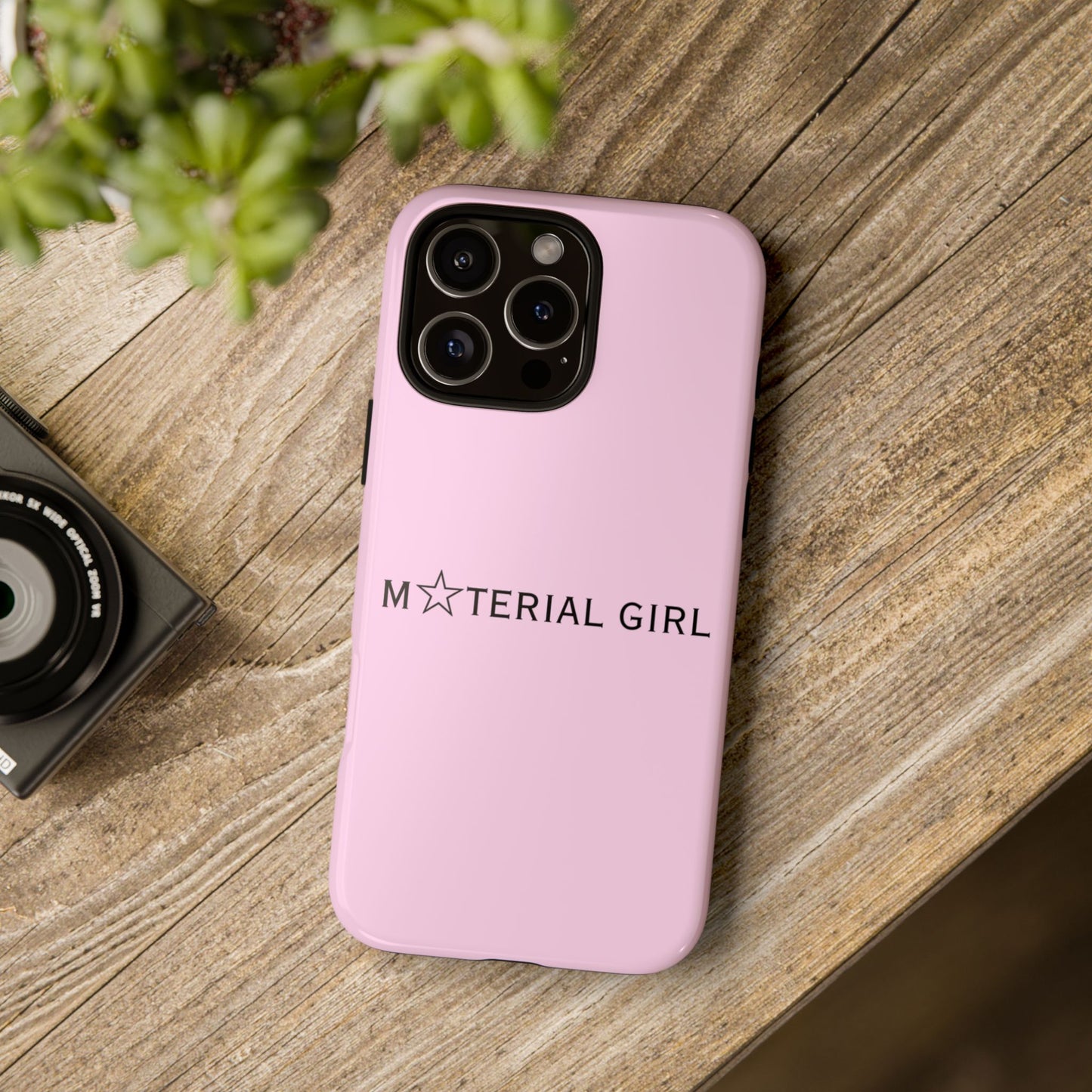 Material Girl Pink Impact Phone Case — Shockproof Protective Cover