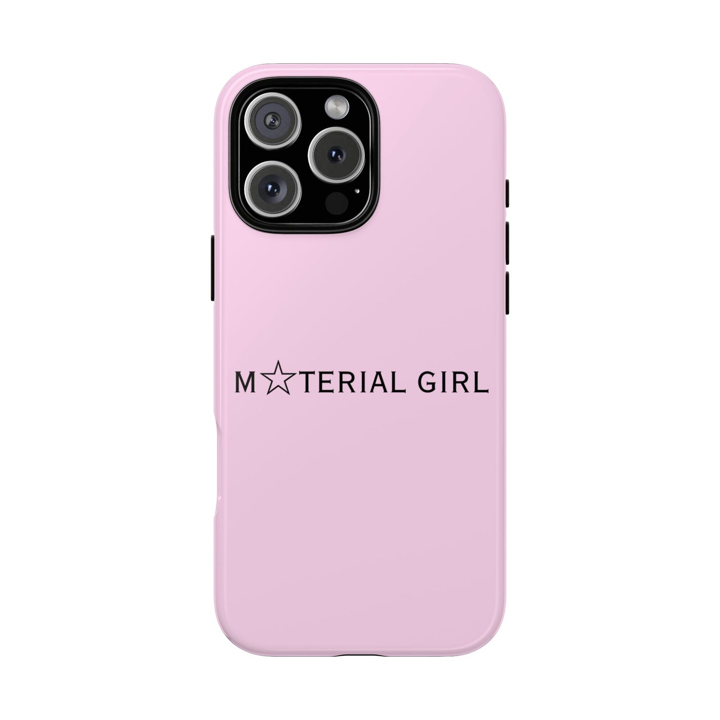 Material Girl Pink Impact Phone Case — Shockproof Protective Cover