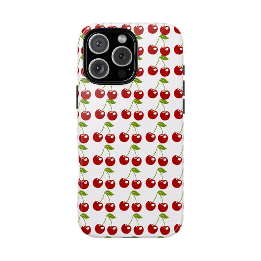 Cherry Impact Phone Case — Shockproof Protective Cover