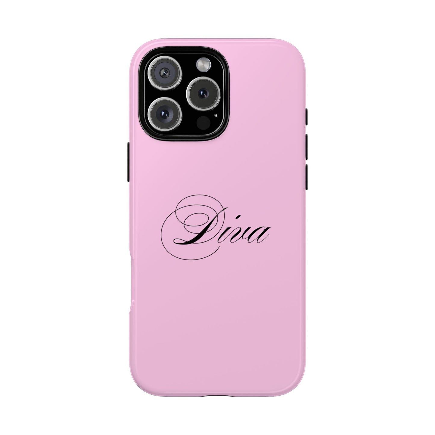 Pink 'Diva' Impact Phone Case — Shockproof Protective Cover
