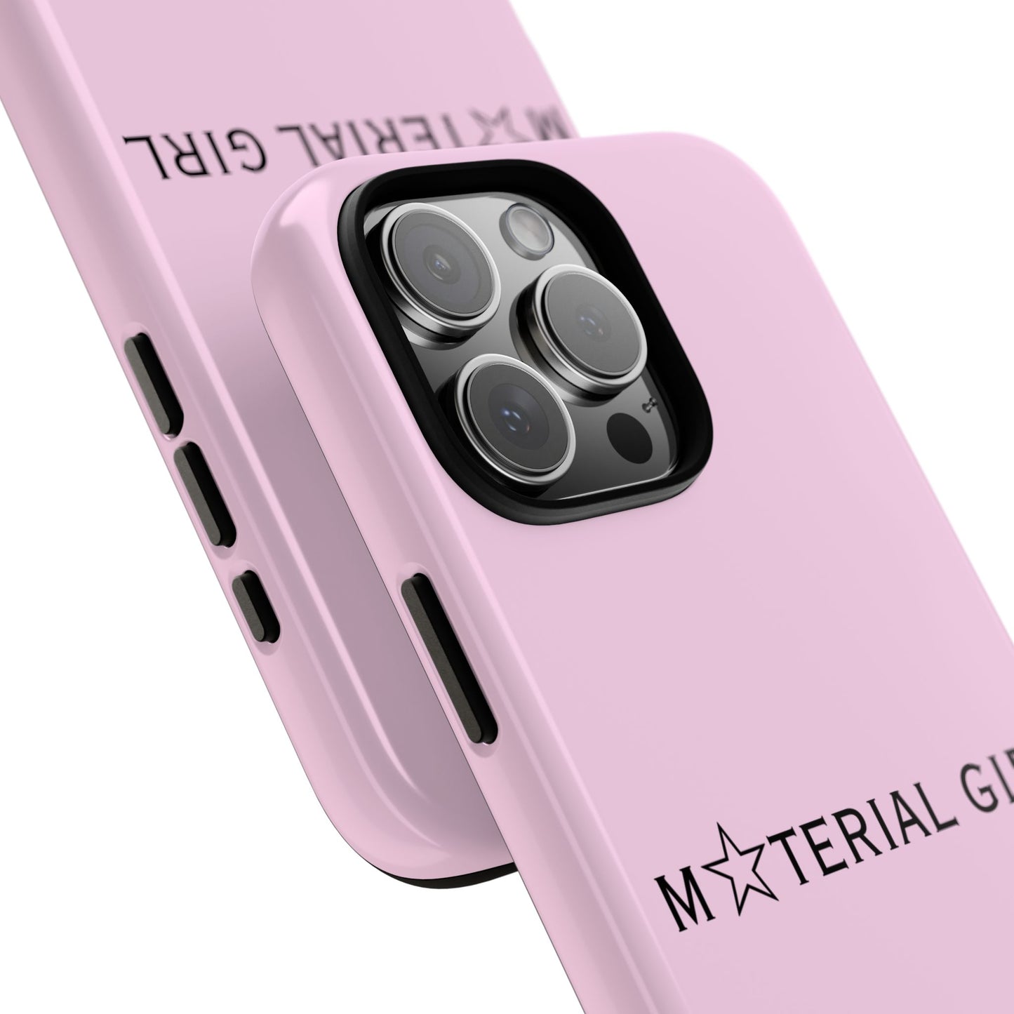 Material Girl Pink Impact Phone Case — Shockproof Protective Cover
