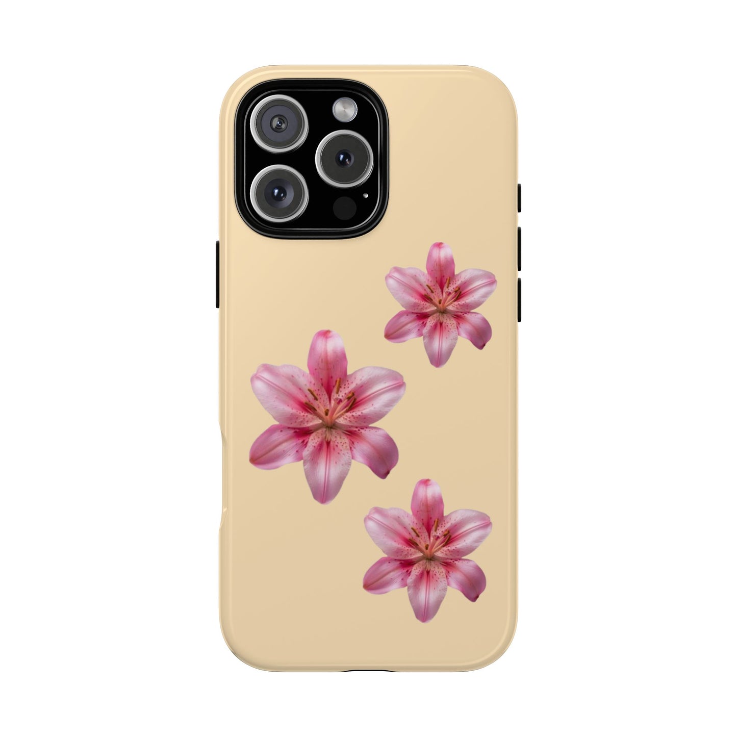 Floral Impact Phone Case — Shockproof Protective Cover