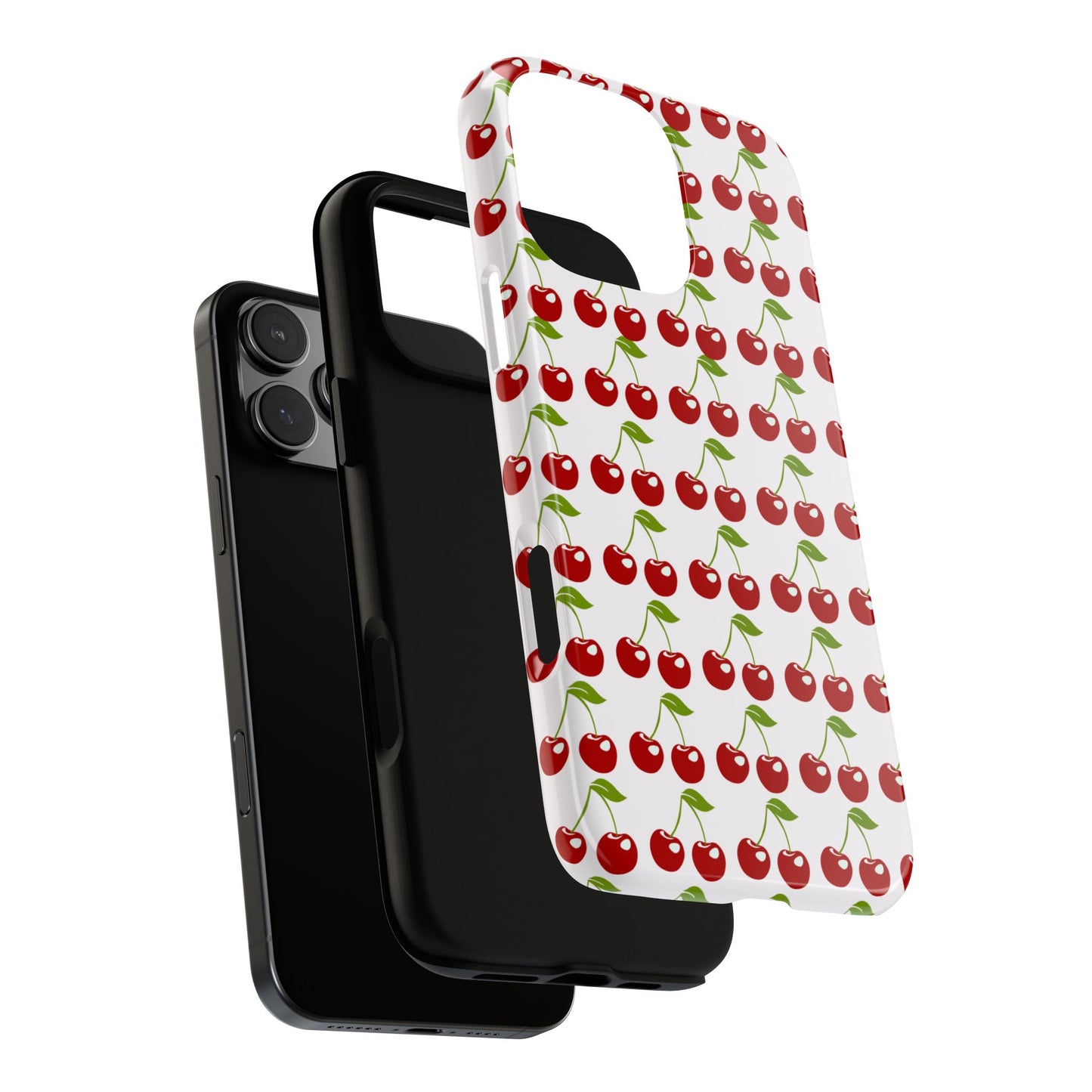Cherry Impact Phone Case — Shockproof Protective Cover