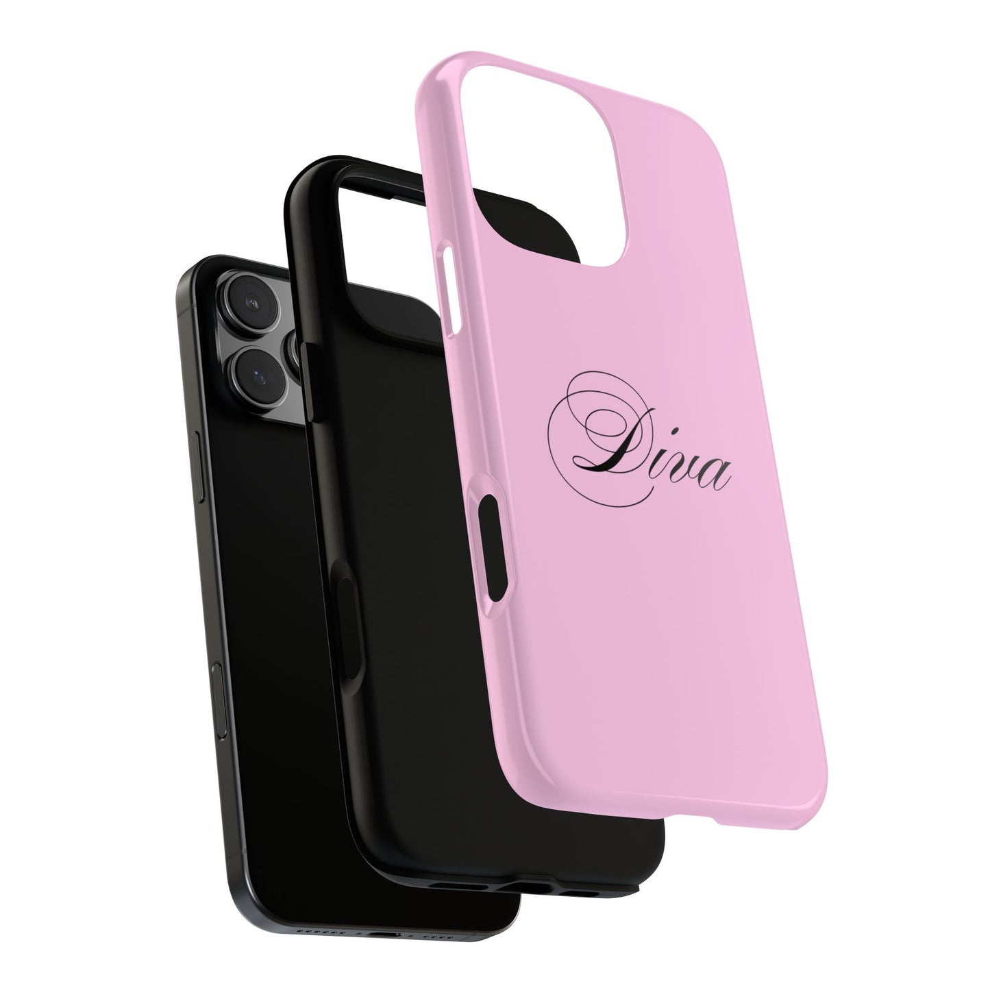 Pink 'Diva' Impact Phone Case — Shockproof Protective Cover