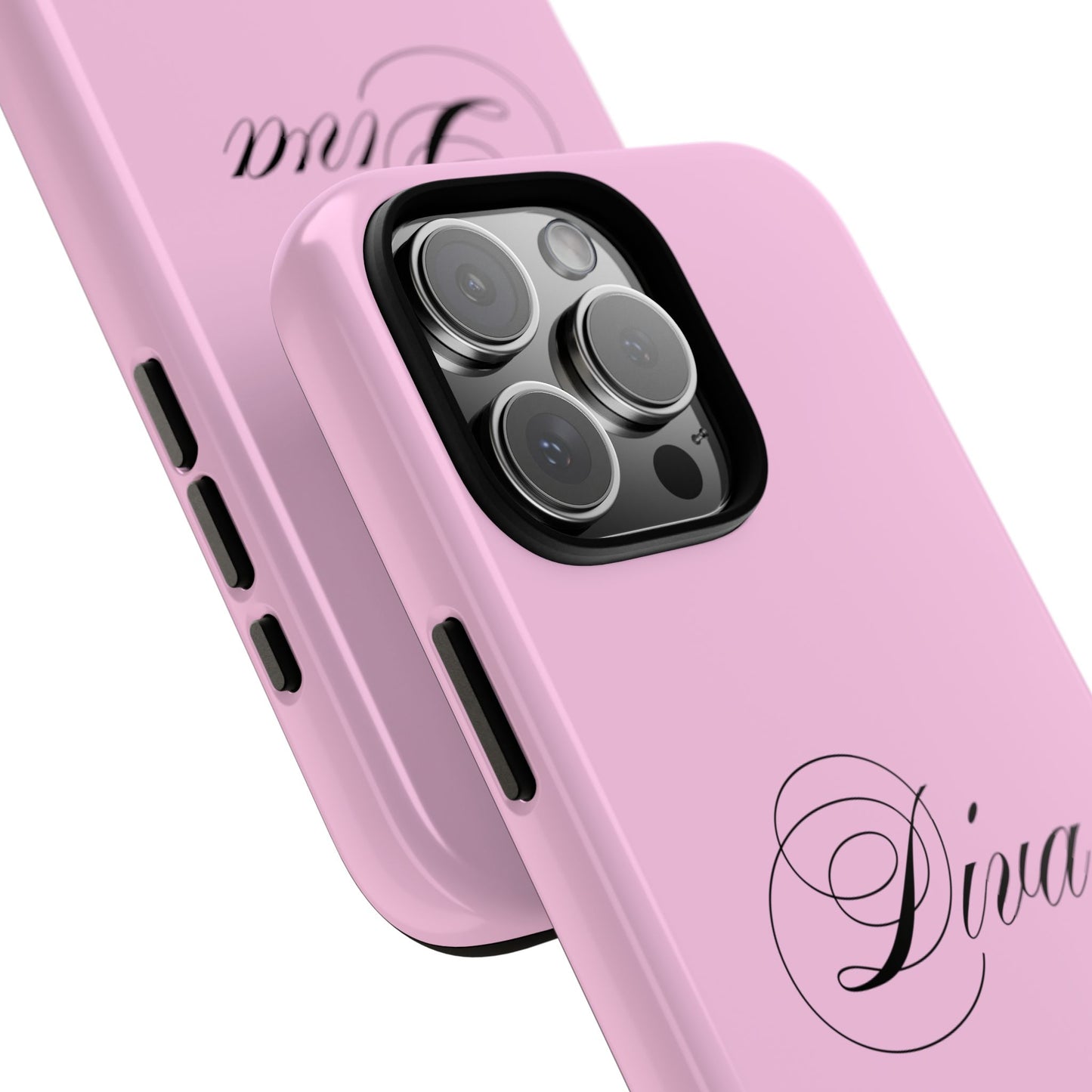 Pink 'Diva' Impact Phone Case — Shockproof Protective Cover