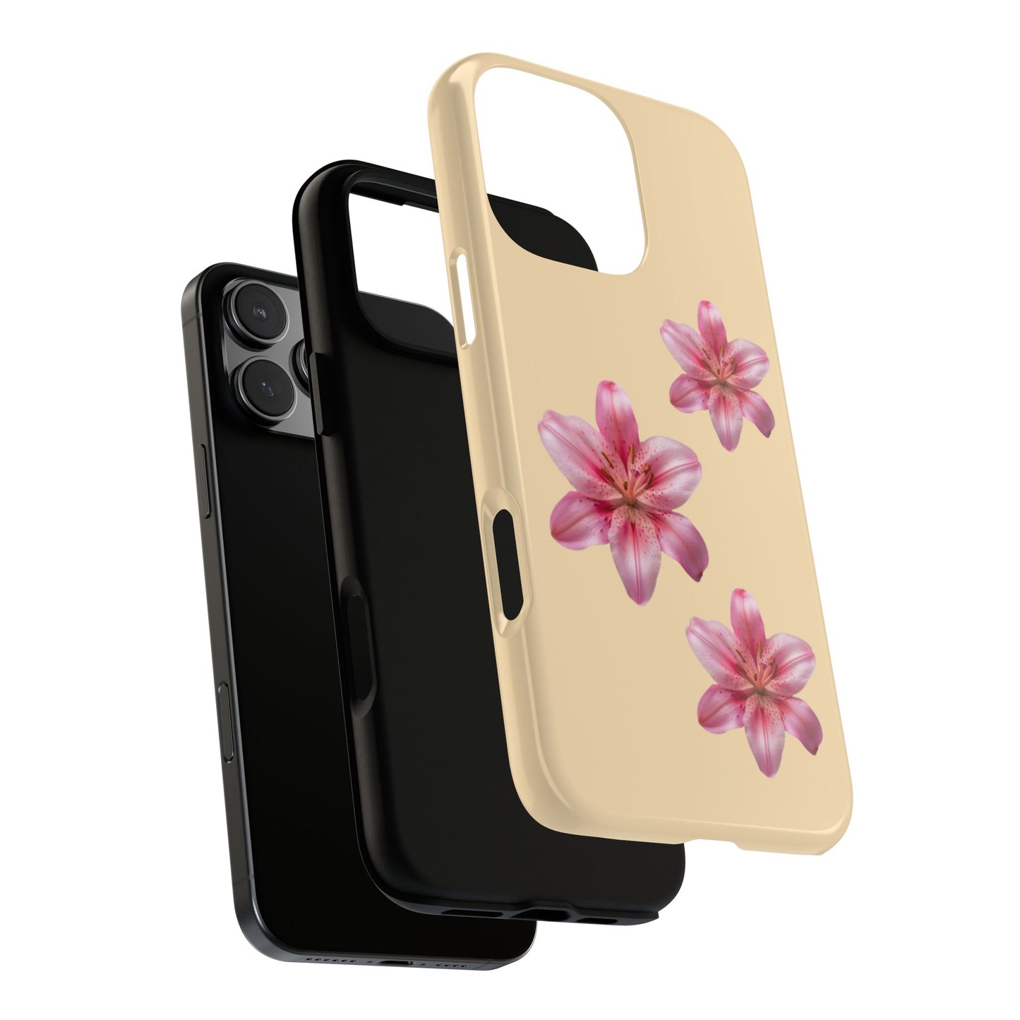 Floral Impact Phone Case — Shockproof Protective Cover
